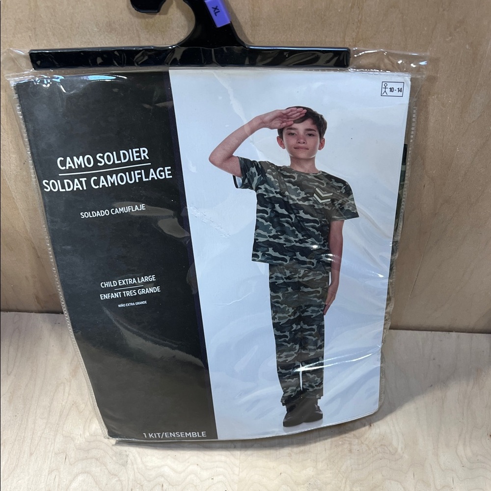 Camo Soldier Costume Set